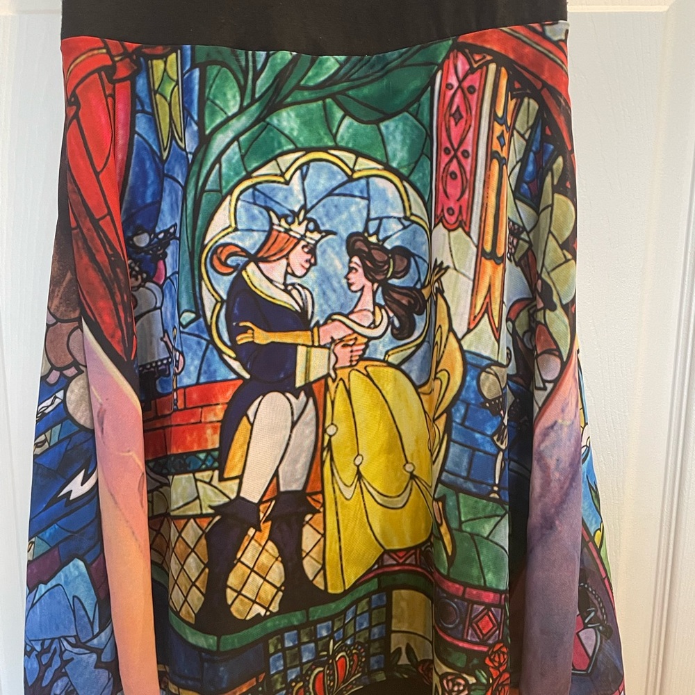 Disney Beauty And The Beast Skater Dress. - image 4